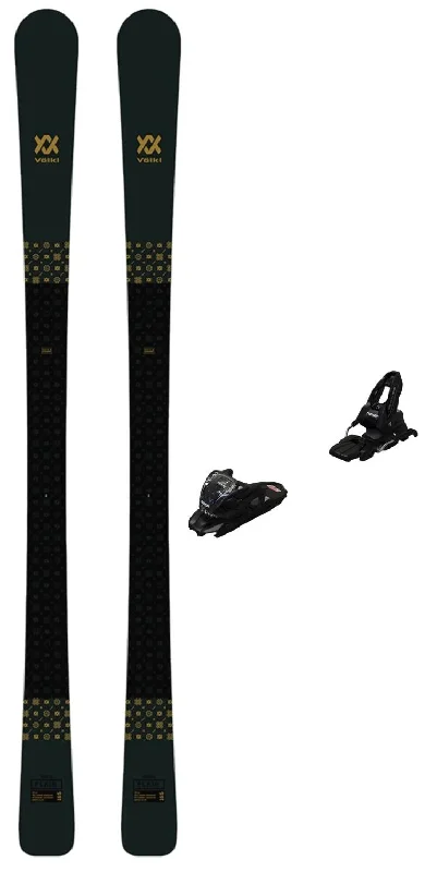 2023 Volkl Flair 72 Ladies Snow Skis with Marker vMmotion 10 Bindings