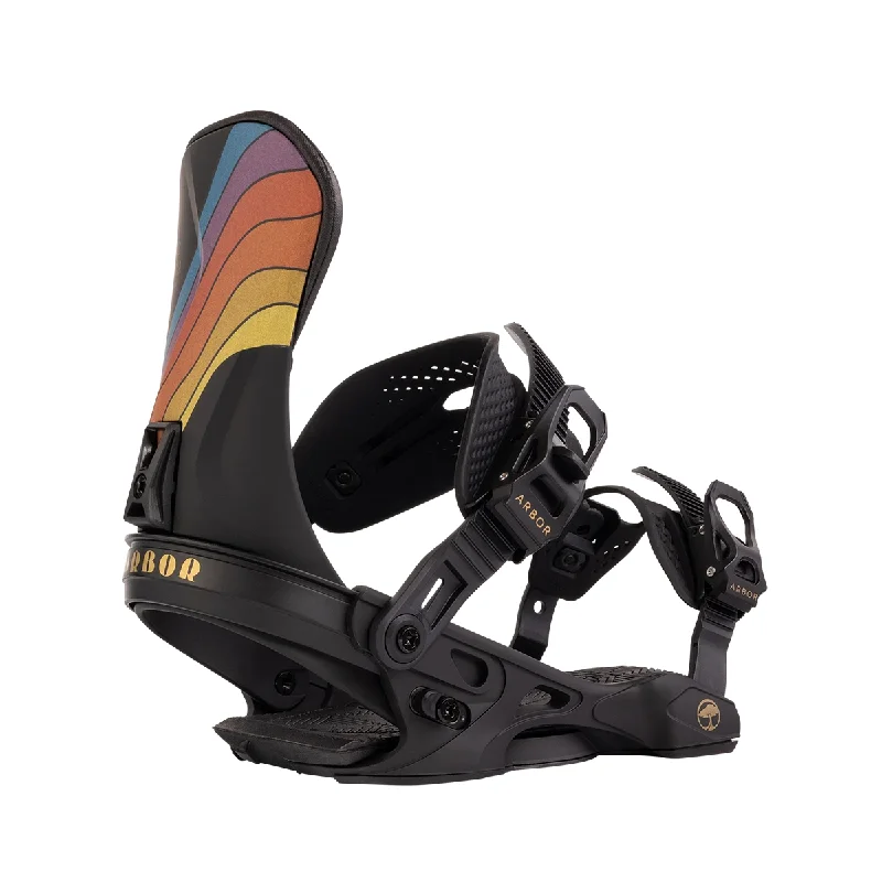 Arbor Women's 2025 Sequoia Snowboard Bindings - Black / Hillary Jane