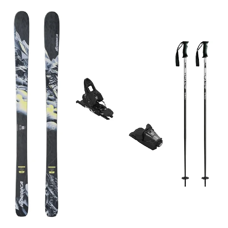 Nordica Enforcer 80 S Junior Skis 2025 with Salomon Stage 10 Ski Bindings Ski Package