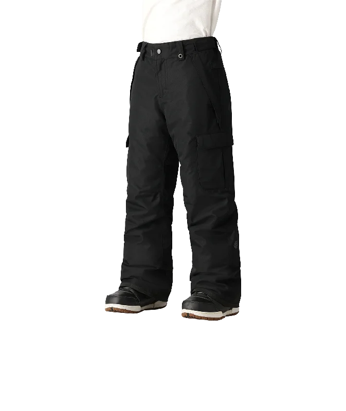 686 YOUTH INFINITY CARGO INSULATED PANT BLACK 2025