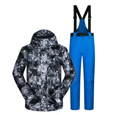 MUTUSNOW Winter Mens Microfiber Jacket & Pants Set For Ski / Snowboard