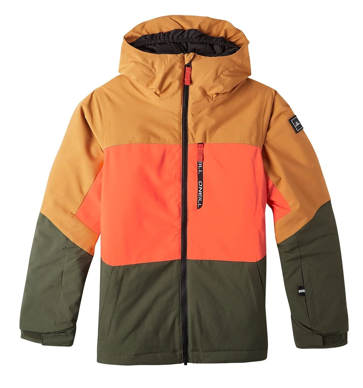 Oneill Carbonite Jacket Kids 2024 Rich Caramel Colour Block