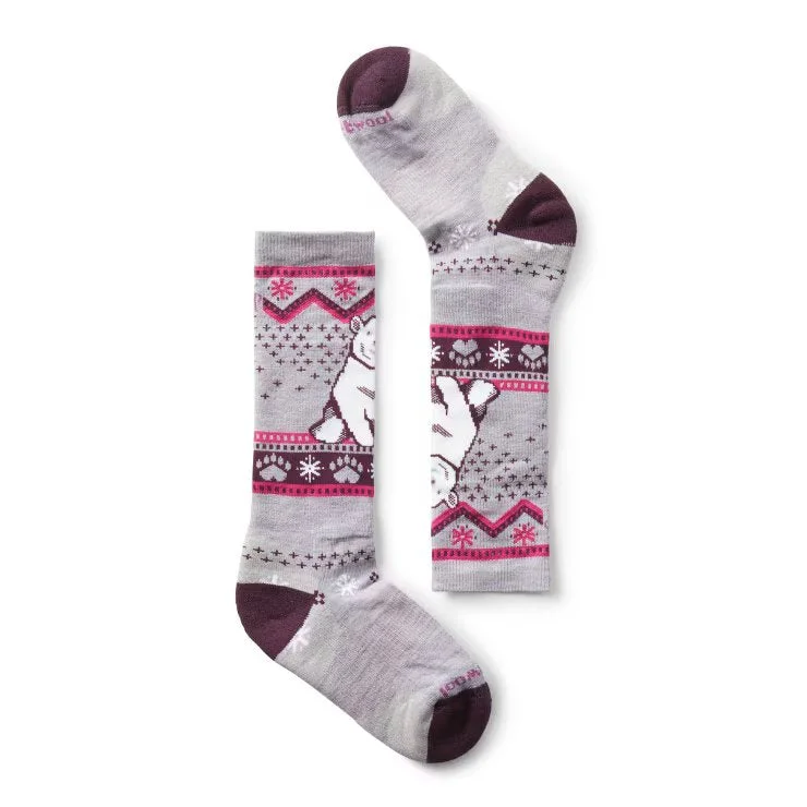 Wintersport Full Cushion Polar Bear Pattern OTC Socks (Kids') - SW001816