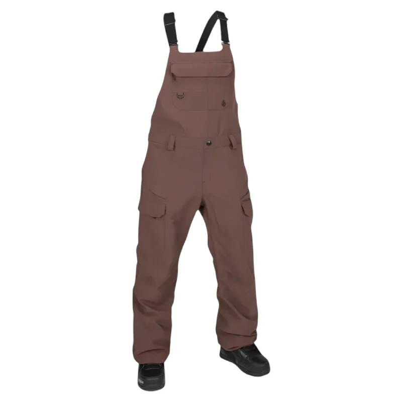 VOLCOM CRESTON 3D STRETCH BIB OVERALL MAHAGONY