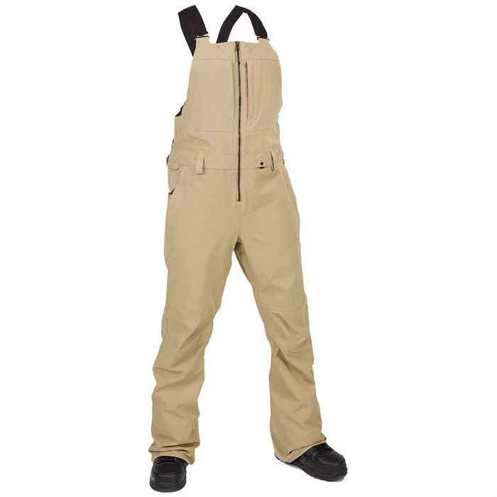 VOLCOM SWIFT BIB OVERALL DARK KHAKI