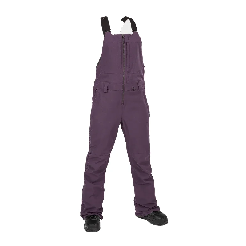 Volcom Women's Swift Bib Snow Overall - Blackberry